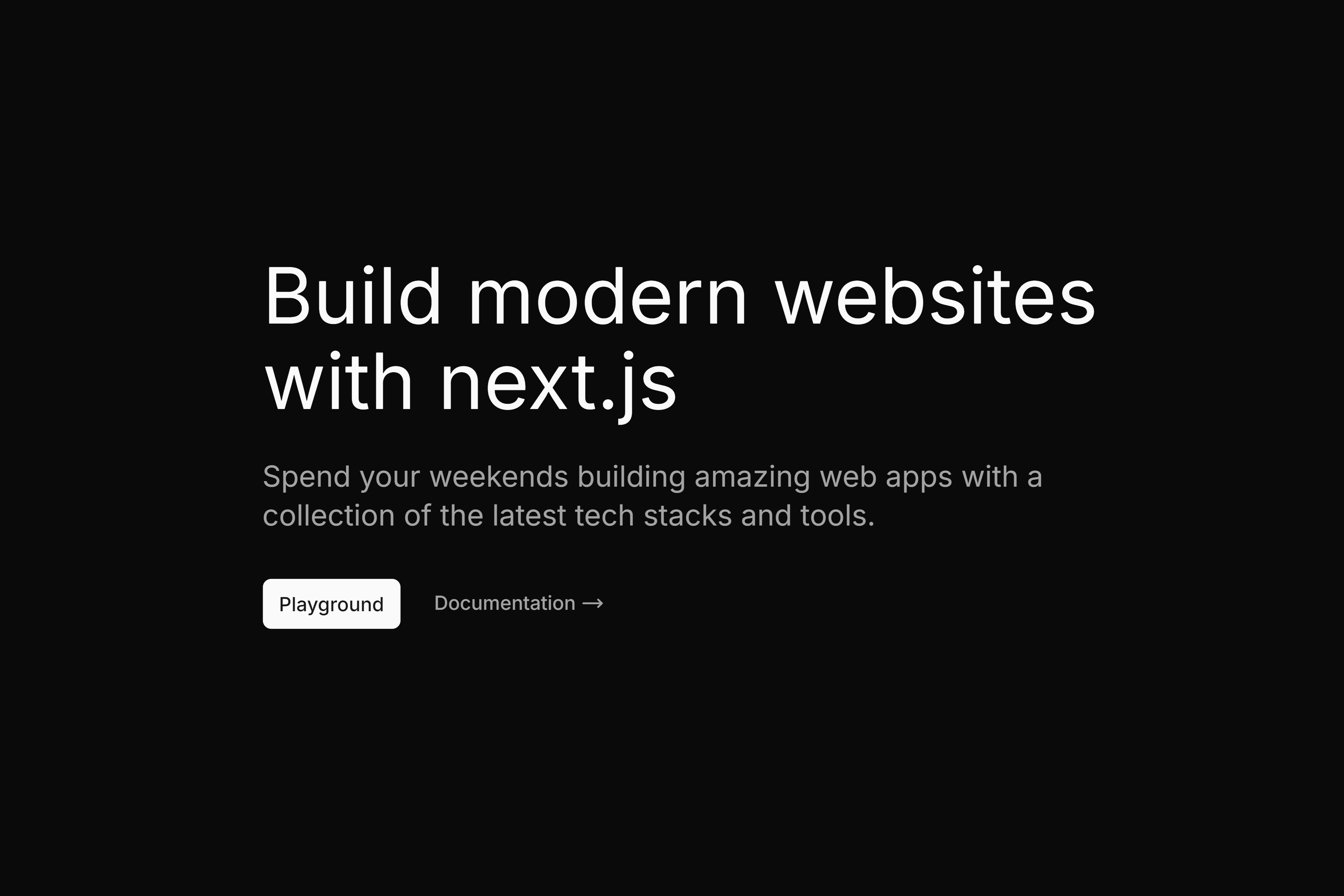 Create Next App